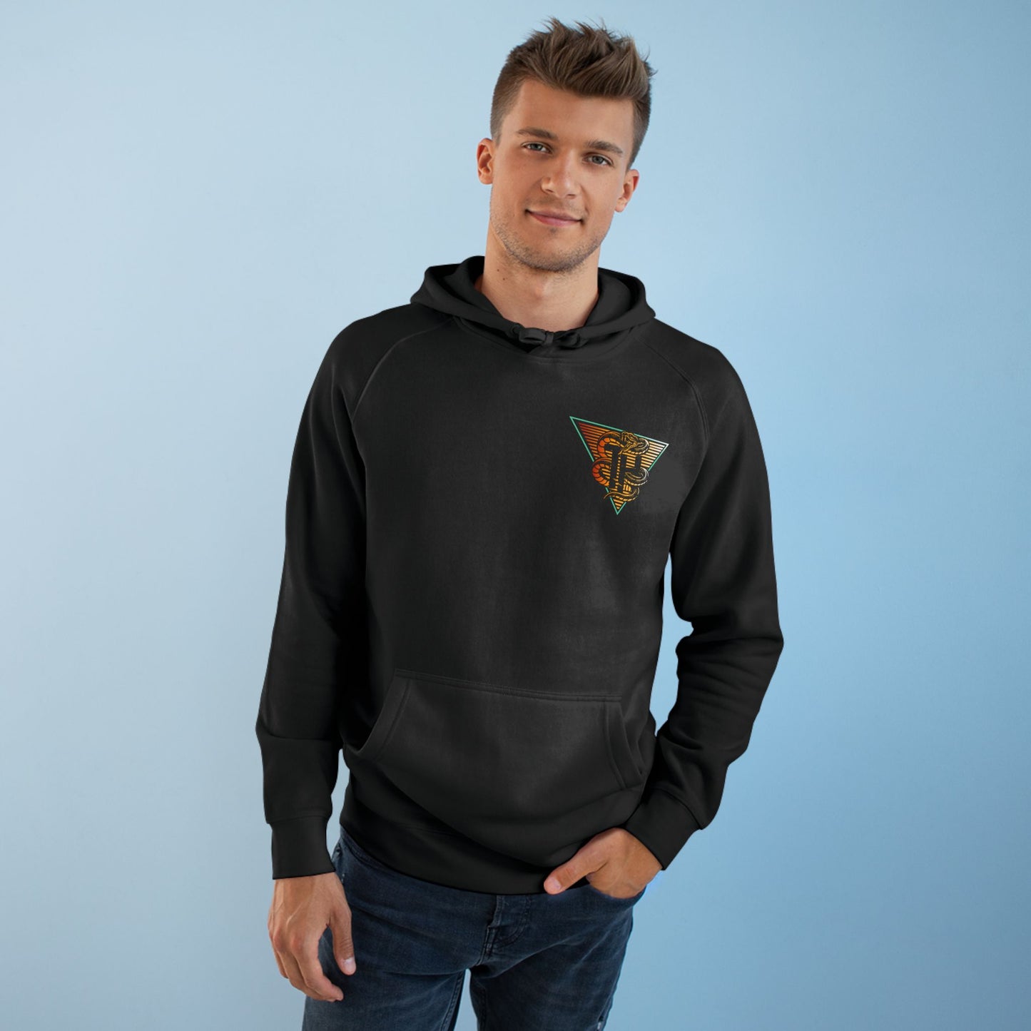 Unisex Retro Design Hoodie